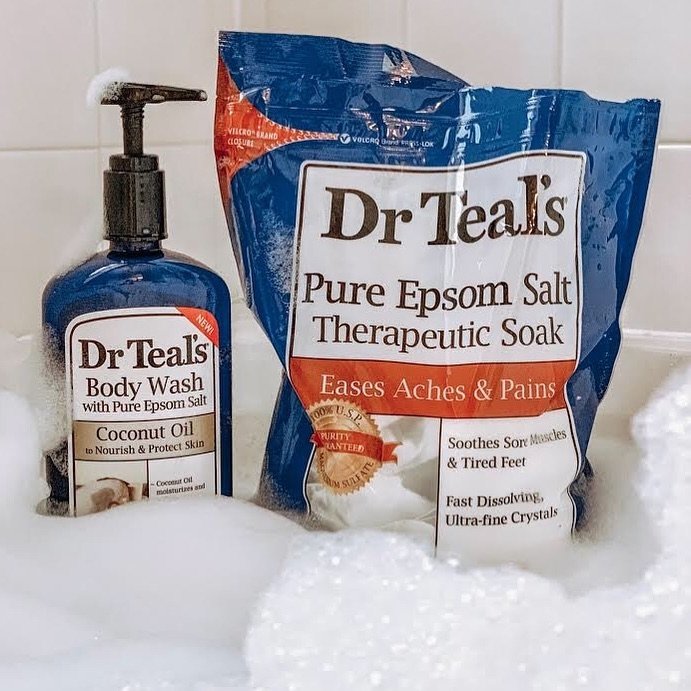 user image by @myseasonoflife, Dr Teal&#39;s Epsom Salt Magnesium Soak - Wellness Therapy with Rosemary &#38; Mint - 3 lbs