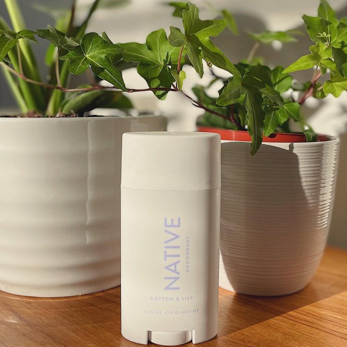 user image by @hajukaskincare, Native Sensitive Solid Deodorant for Women &#38; Men - Cotton &#38; Lily - Aluminum &#38; Baking Soda Free - 2.65oz
