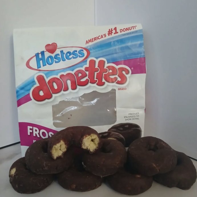 user image by @tonilynnrosario, Hostess Donettes Frosted Mini Donuts - 10.75oz