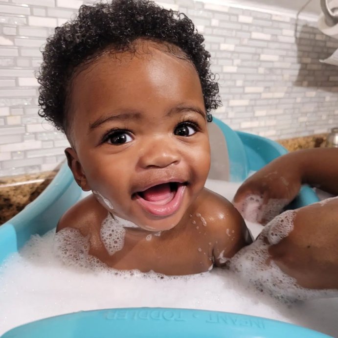 user image by @riyah_bean_primrose, SheaMoisture Baby Manuka Honey &#38; Lavender Pump Nighttime Shampoo &#38; Bath Milk for Delicate Hair &#38; Skin - 13 fl oz