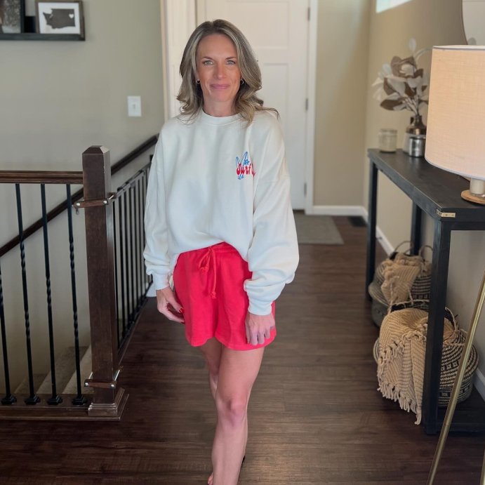 user image by @ll_fun_finds, Women's Oversized Graphic Pullover Sweatshirt - Wild Fable™