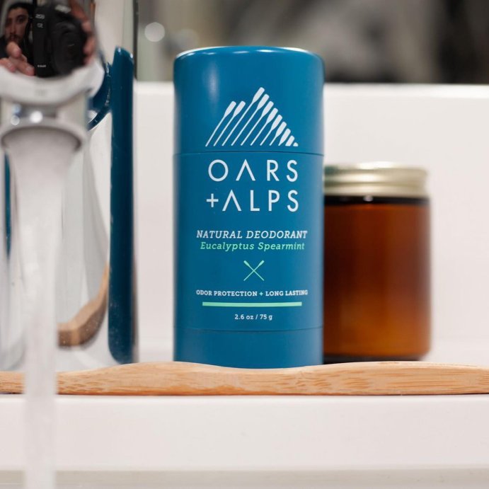 user image by @oarsandalps, OARS + ALPS Men's Roll-On Natural Deodorant - Aluminum-Free 2.6oz