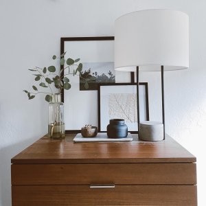 Industrial Outline Table Lamp