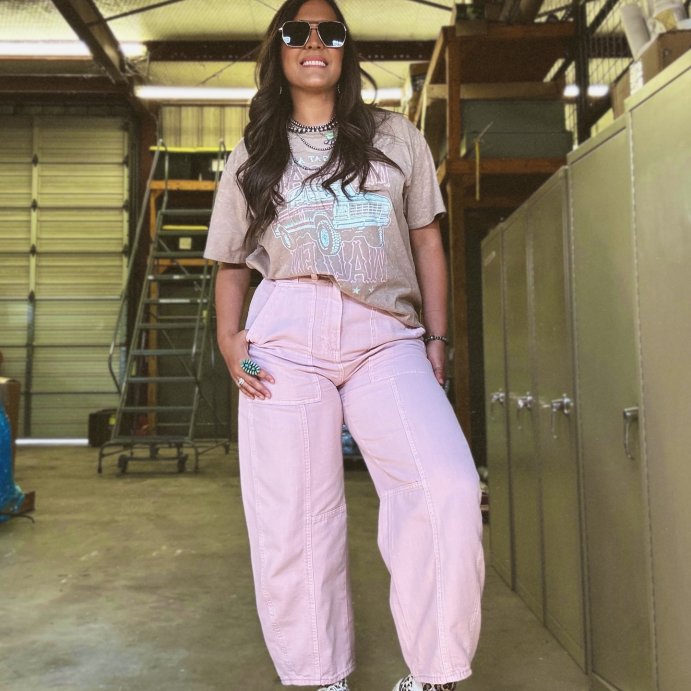 user image by @n_underbrink, Women's High-Rise Utility Barrel Jeans - Universal Thread™