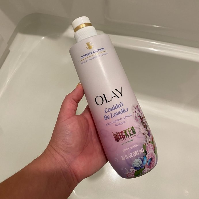 user image by @lorenasaadbr, Olay Limited Edition Glinda&#39;s Serum Wicked Hydrating &#38; Renewing Body Wash - Rasberry &#38; Bubbles Scent - 20 fl oz