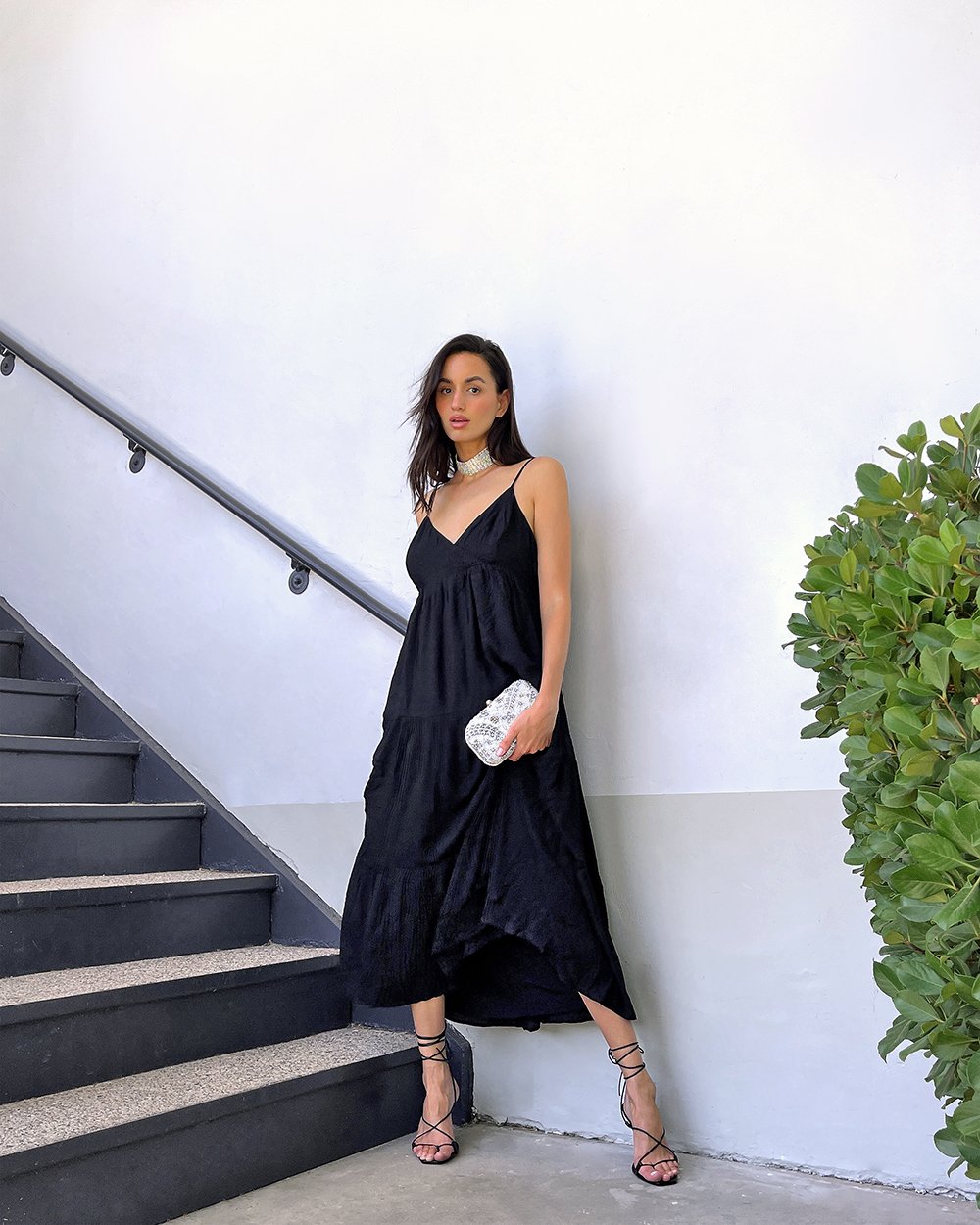 How To Make A Black Long Dress Into Multple Wedding Guest Outfits ...