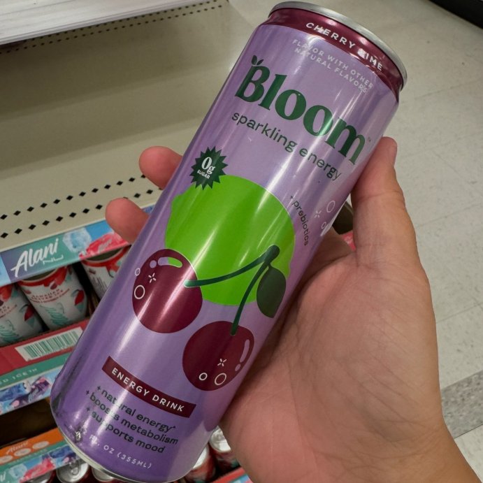 user image by @bunitabuys, Bloom Cherry Lime Energy Drink - 12 fl oz Can
