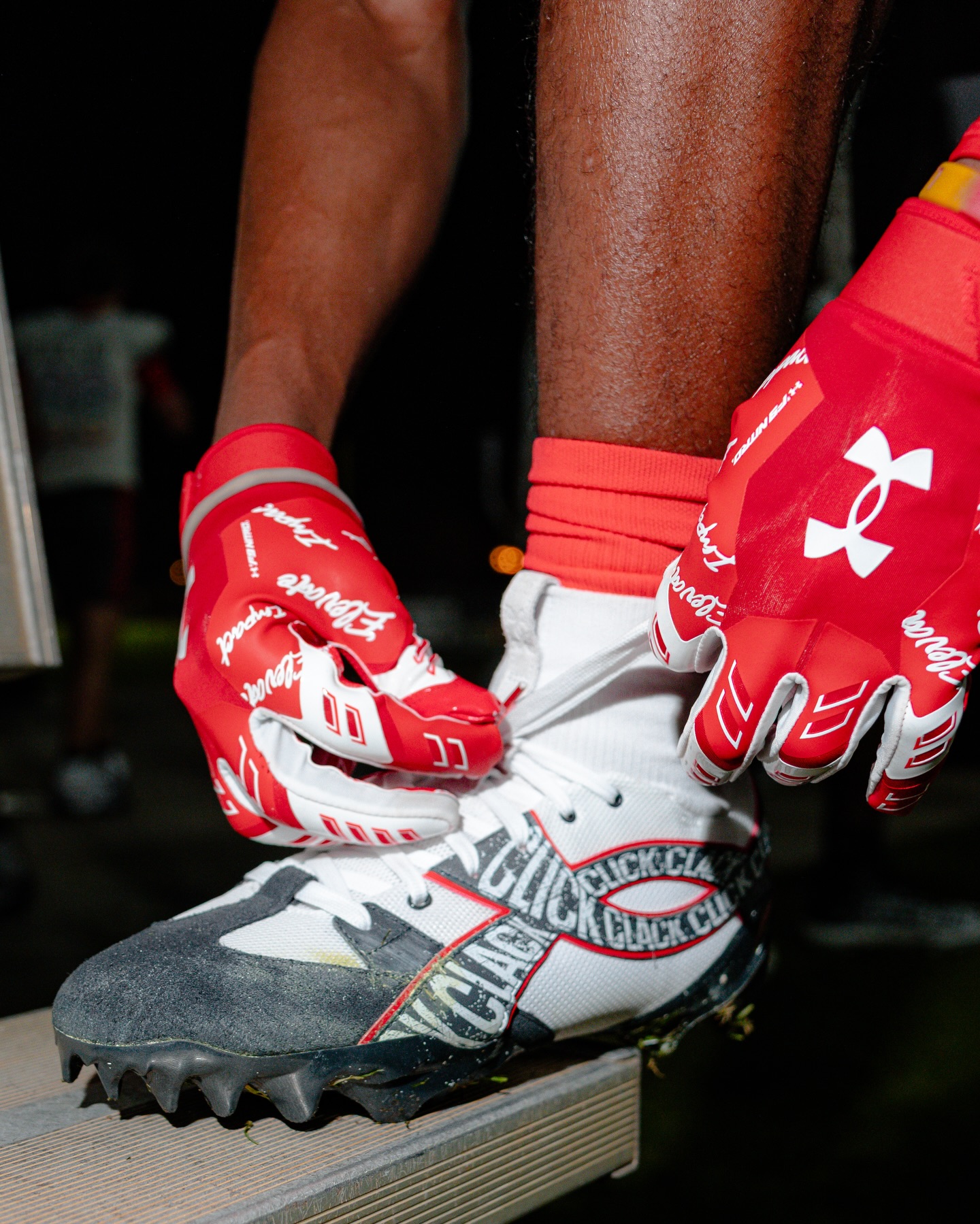 UA Spotlight Pro Click Clack Football Cleats | Under Armour