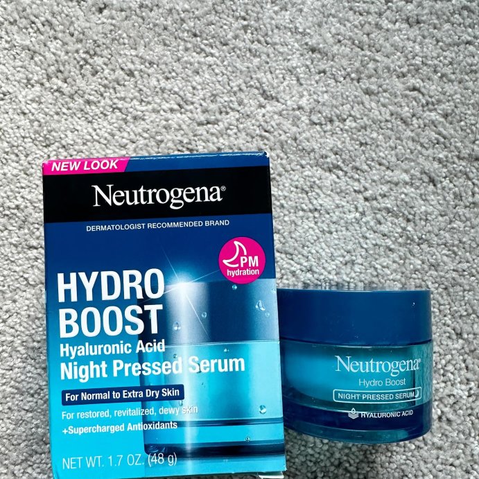 user image by @xox_obeautyreviews, Neutrogena Hydro Boost Night Face Serum for Dry Skin - 1.7 fl oz