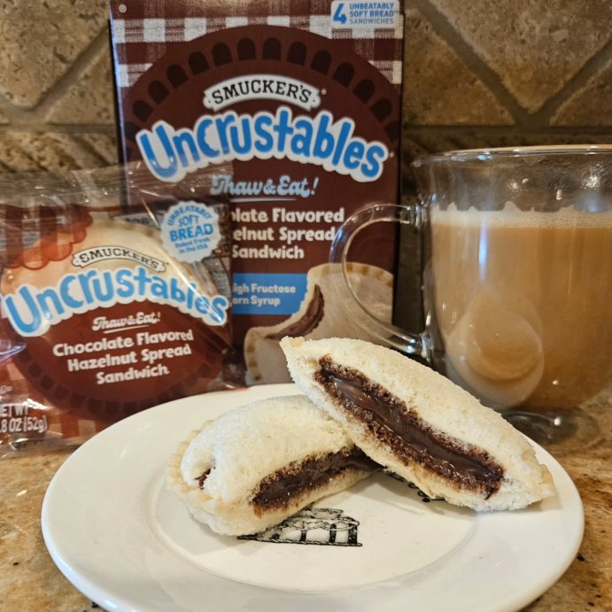 user image by @mudgytheworriedpuppy, Smucker's Uncrustables Frozen Chocolate Flavored Hazelnut Spread Sandwich
