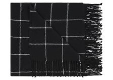 Shop O'Hara Plaid Throw Black/White and more