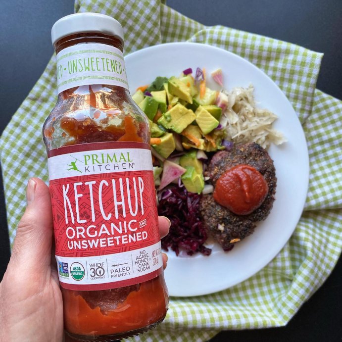 user image by @nourishingholly, Primal Kitchen Unsweetened Organic Ketchup - 11.13oz