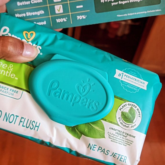 user image by @penabutter, Pampers Free & Gentle Baby Wipes