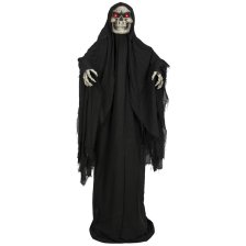 Shop Gemmy Animated Skeleton Reaper with Motion Activated Sound, 6-ft and more