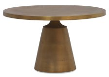 Shop Table basse ronde Gershwin en métal recyclé -laiton and more
