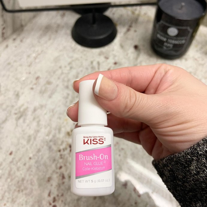 user image by @shopping.in.dallas, KISS PowerFlex Brush-On Nail Glue - 0.17oz
