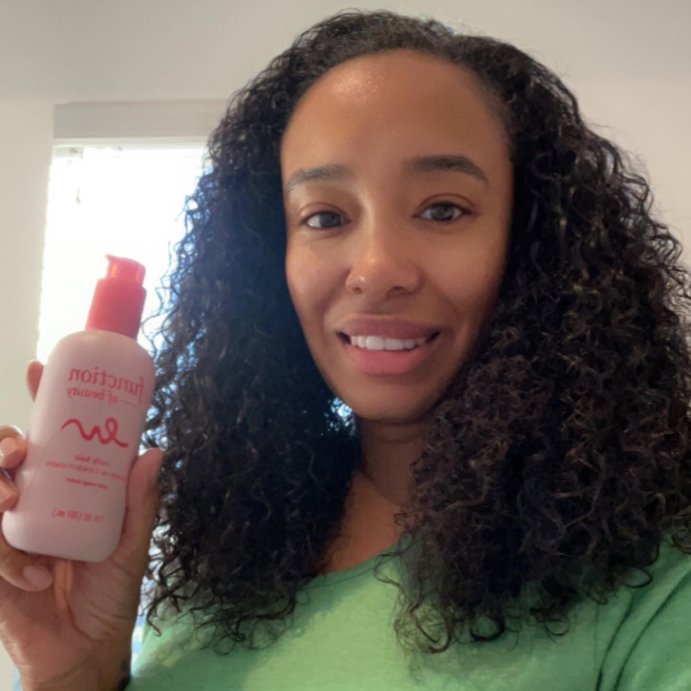 user image by @krystal_with_the_curls, Function of Beauty Curl Definition #HairGoal Add-In Booster Treatment Shots with Flaxseed Oil - 2pk/0.2 fl oz