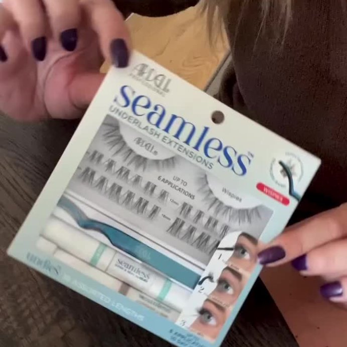 user image by @lindaloopiz, Ardell Professional Seamless Underlash Extensions Refill (Fauxmink) Soft and Weightless | Seamless Bond (#36733)