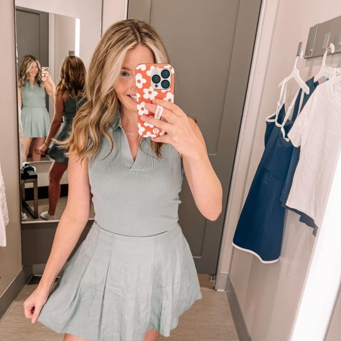 user image by @fashionablylindsey, Women's High-Rise Pleated Skort - A New Day™