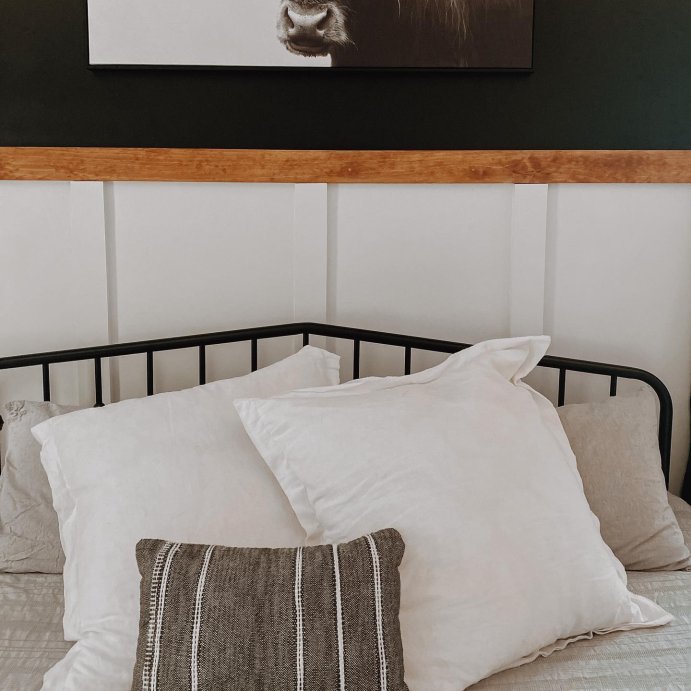 user image by @rachaelbennewitz, 47&#34; x 24&#34; Highland Cow Framed Canvas - Threshold&#8482;: Modern Wall Art, Animal Digital Print, Polystyrene Frame