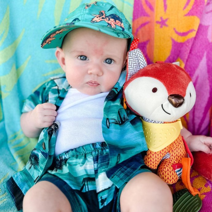 user image by @camdenf, Skip Hop Bandana Buddies Stroller Toy