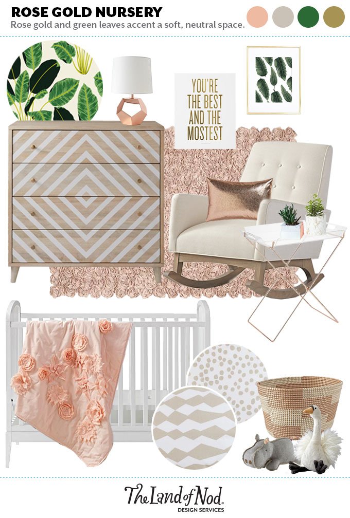 Rose Gold Nursery Accents - Crate&Kids Blog