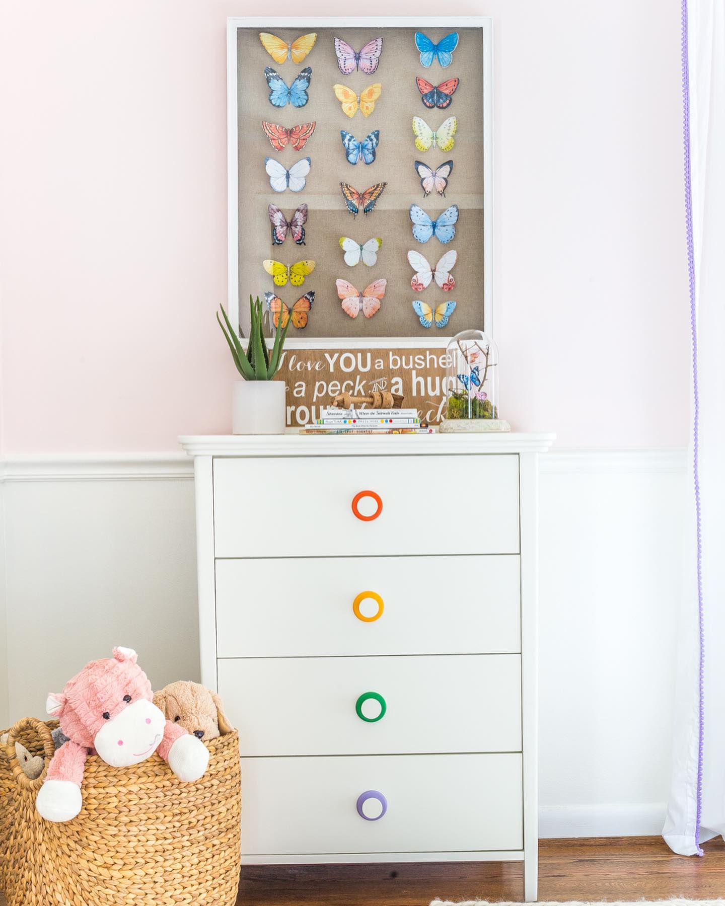 Delicate colorful kids' room Instagram Post