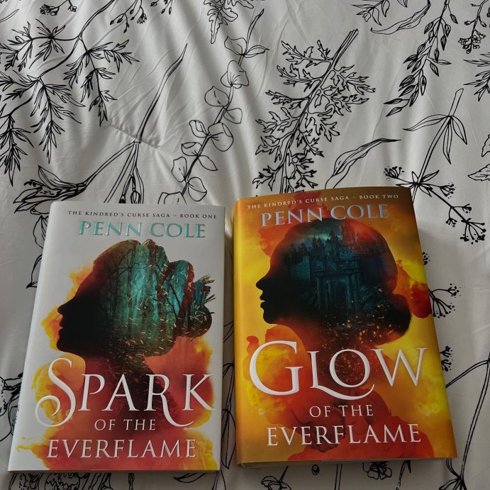 user image by @alexs_reads, Glow of the Everflame - (The Kindred&#39;s Curse Saga) by Penn Cole (Hardcover)
