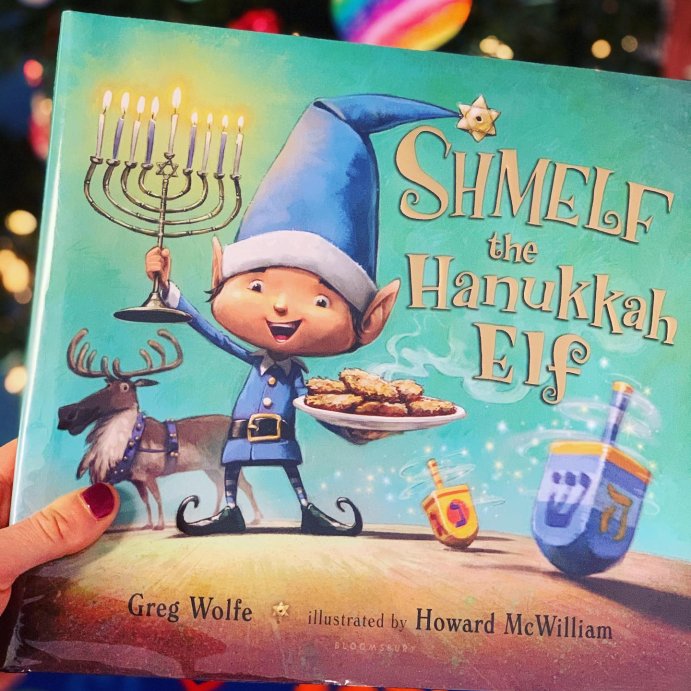 user image by @totallytechedoutteacher, Shmelf the Hanukkah Elf - by Greg Wolfe (Hardcover)
