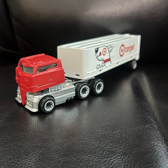 user image by Hayden, Hot Wheels 1:64 Scale Bullseye&#39;s Big Rig Toy Truck &#38; Shopping Cart Set - 3 Piece
