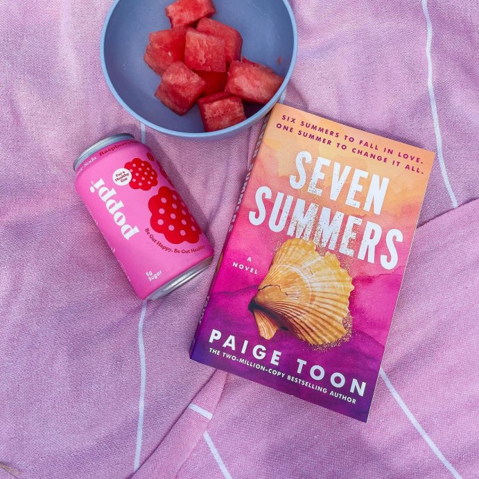 user image by @_readingwithmacie, Seven Summers - by  Paige Toon (Paperback)