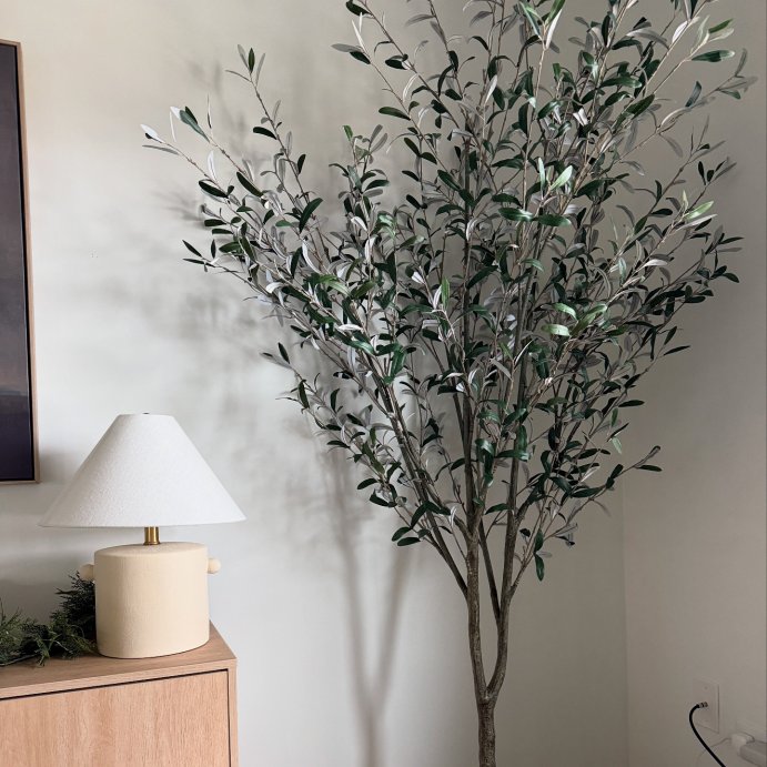 user image by @amandabhome, 93&#34; Artificial Olive Tree - Threshold&#8482; designed with Studio McGee: No Assembly, Indoor Polyester Decor