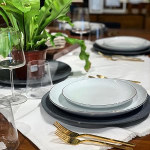 Pewter Metal Charger | West Elm