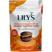 Shop Lily's Milk Chocolate Style Peanut Butter Cups (3.2 oz.) and more