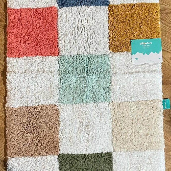 user image by @kerzako, Checkered Kids&#39; Bath Rug - Pillowfort&#8482;