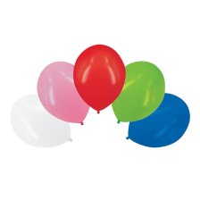 Shop Round Latex Balloons, Assorted Colours, 12-in, 15-pk, for Birthday Party and more