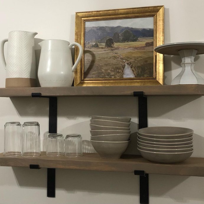 user image by @kelsey.clark.design, 16&#34; x 14&#34; Summer Pasture Framed Wall Art Brass - Threshold&#8482; designed with Studio McGee