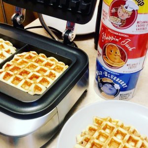 The Kalorik Traditional Belgian Waffle Maker Makes Large Fluffy Belgian Style Waffles With E Double Belgian Waffle Maker Belgian Waffle Maker Belgian Waffles