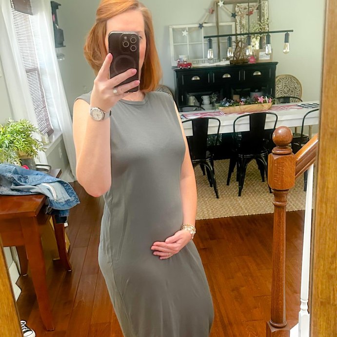 user image by @rittles4edu, Women's Knit Midi Shift Dress - Universal Thread™