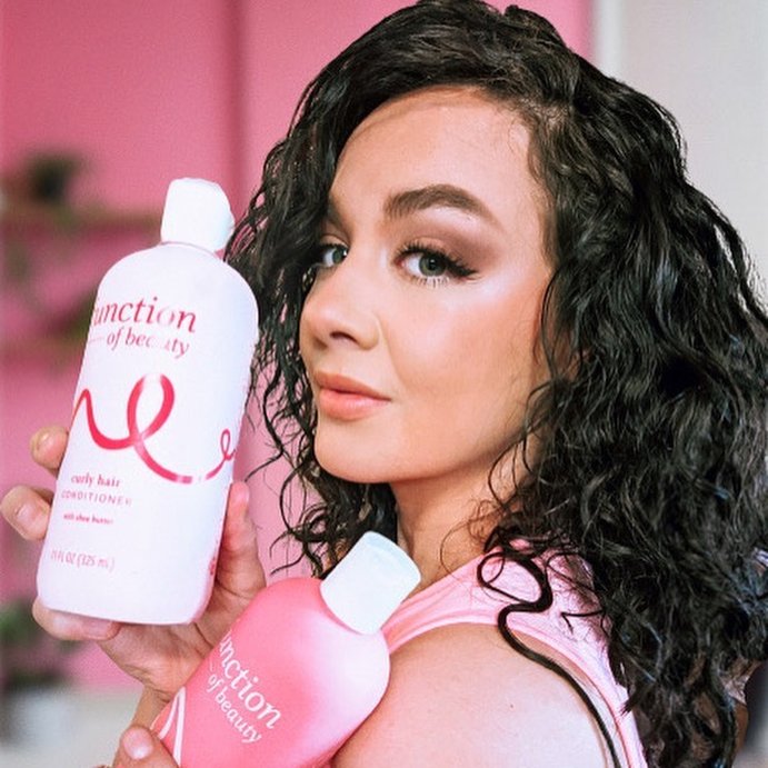 user image by @lioness.bek, Function of Beauty Curl Definition #HairGoal Add-In Booster Treatment Shots with Flaxseed Oil - 2pk/0.2 fl oz