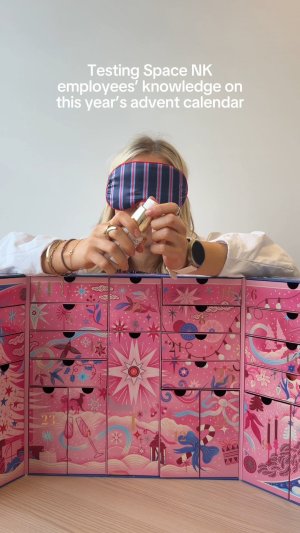 @spacenk&rsquo;s instagram video of Space NK Beauty Advent Calendar