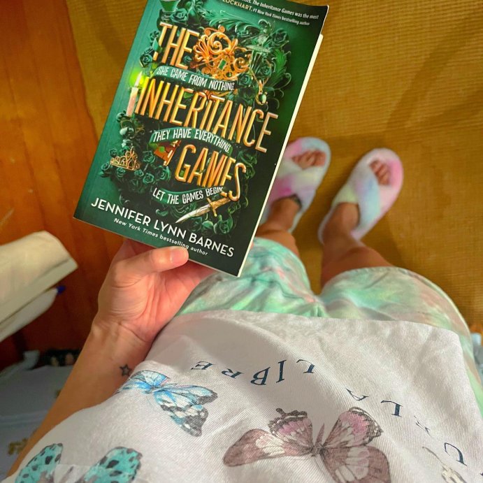 user image by @jen.riberio25, Inheritance Games - by Jennifer Lynn Barnes (Hardcover)