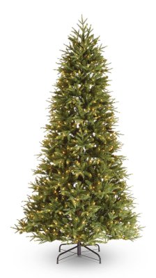 Shop CANVAS Piedmont - Sapin de Noël illuminé avec support, 1 000 ampoules DEL Micro-Brite, 7,5 pi and more