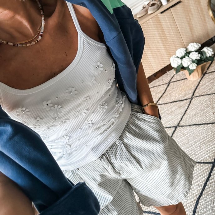 user image by @covet.on.the.go, Women's Embellished Tank Top - A New Day™