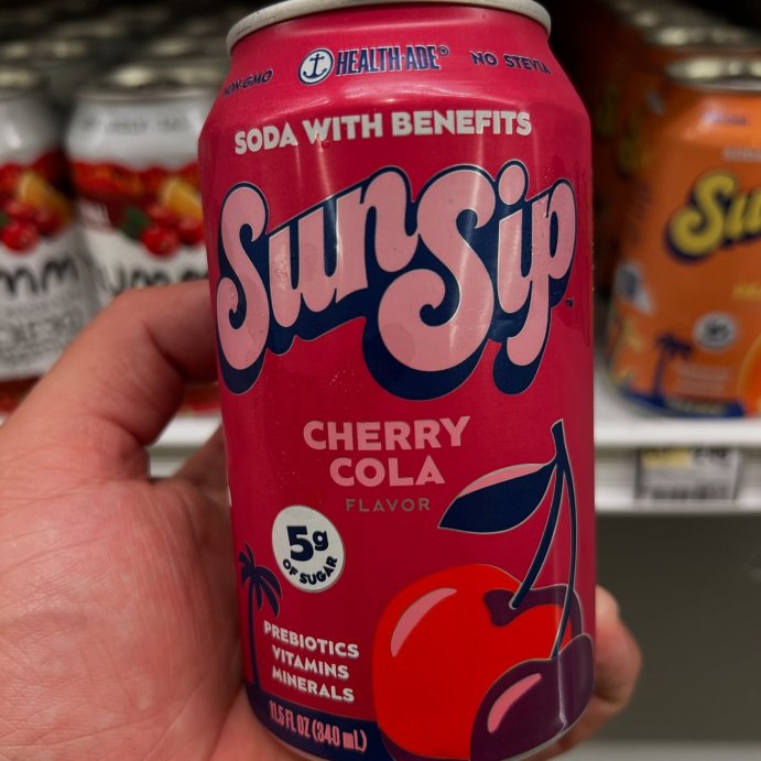 user image by @_dad_cam, Health-Ade SunSip Cherry Cola Soda with Benefits - 11.5 fl oz Can