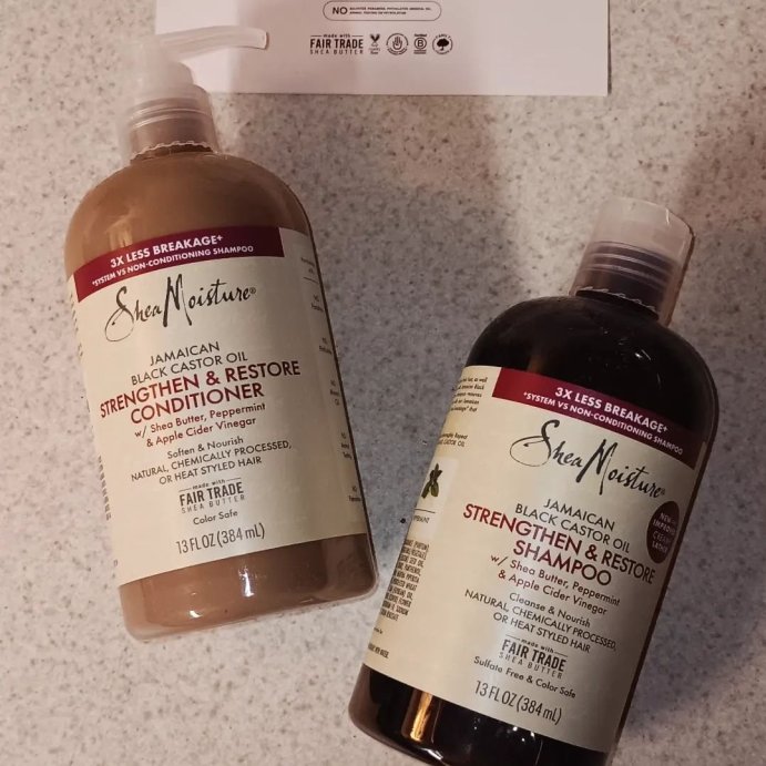 user image by @makeup_missy, SheaMoisture Jamaican Black Castor Oil Strengthen & Restore Shampoo