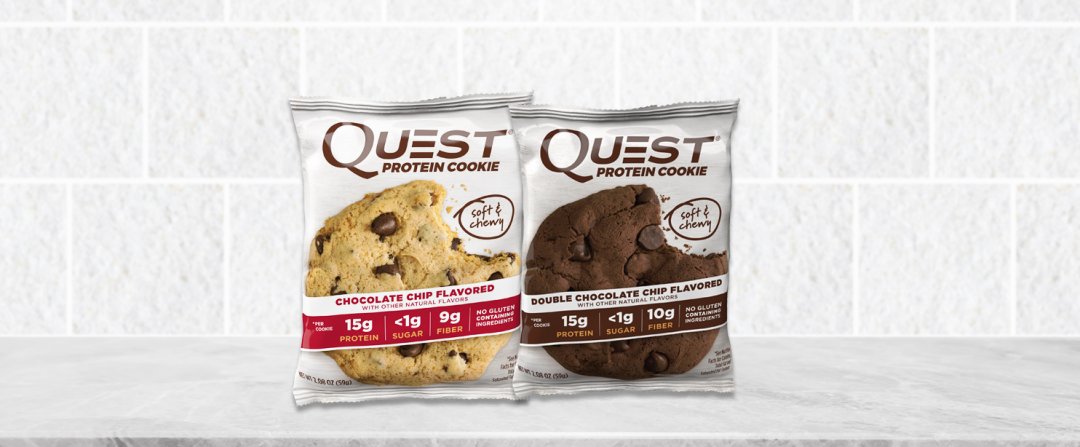 Shop Quest Nutrition Quest Soft & Chewy Protein Cookie - Chocolate Chip (12 Cookies), Quest Nutrition Quest Soft & Chewy Protein Cookie - Double Chocolate Chip (12 Cookies) and more