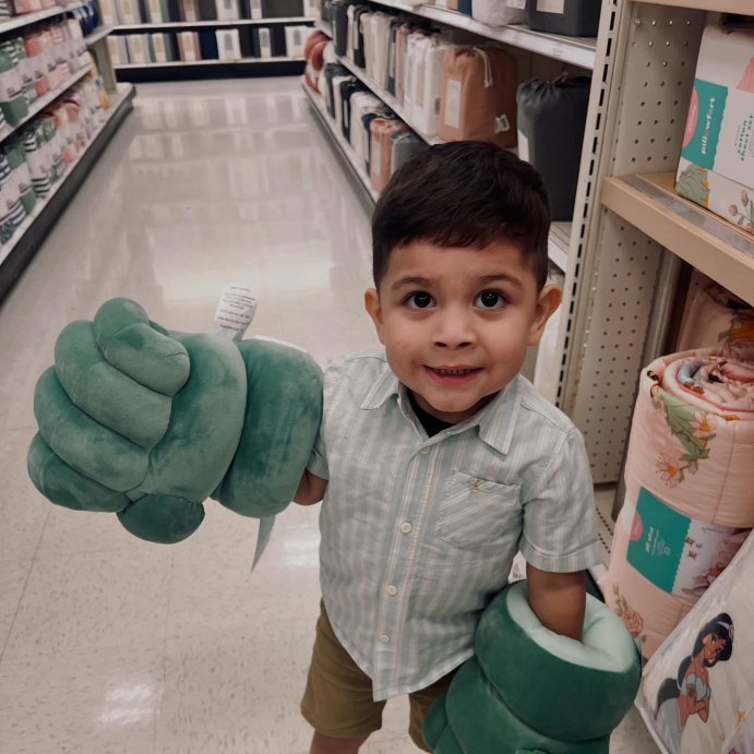 user image by @nellie.olivas, Marvel Hulk Fist Kids&#39; Decorative Throw Pillow - The Marvel Collection by Pillowfort&#8482;