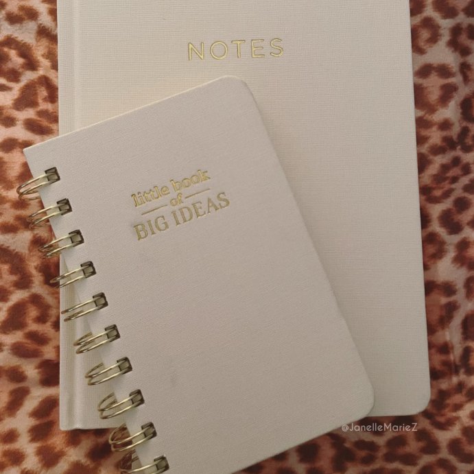 user image by @janellemariez, 96 Sheet College Ruled Journal 4x5.5 Spiral Cream Linen - Threshold&#8482;