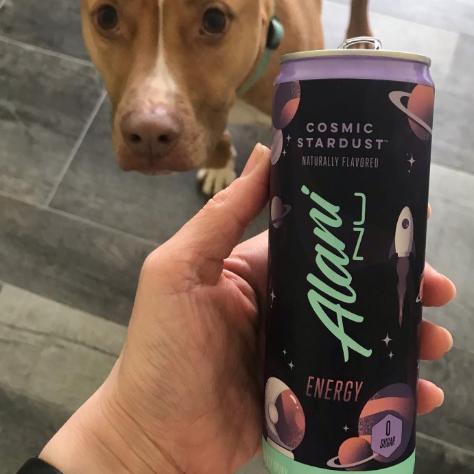 user image by @fatveganrunner, Alani Cosmic Stardust Energy Drink - 12 fl oz Can